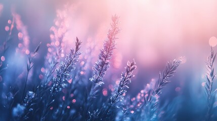 Delicate nature scene enchanted garden abstract photography dreamy environment close-up view ethereal beauty