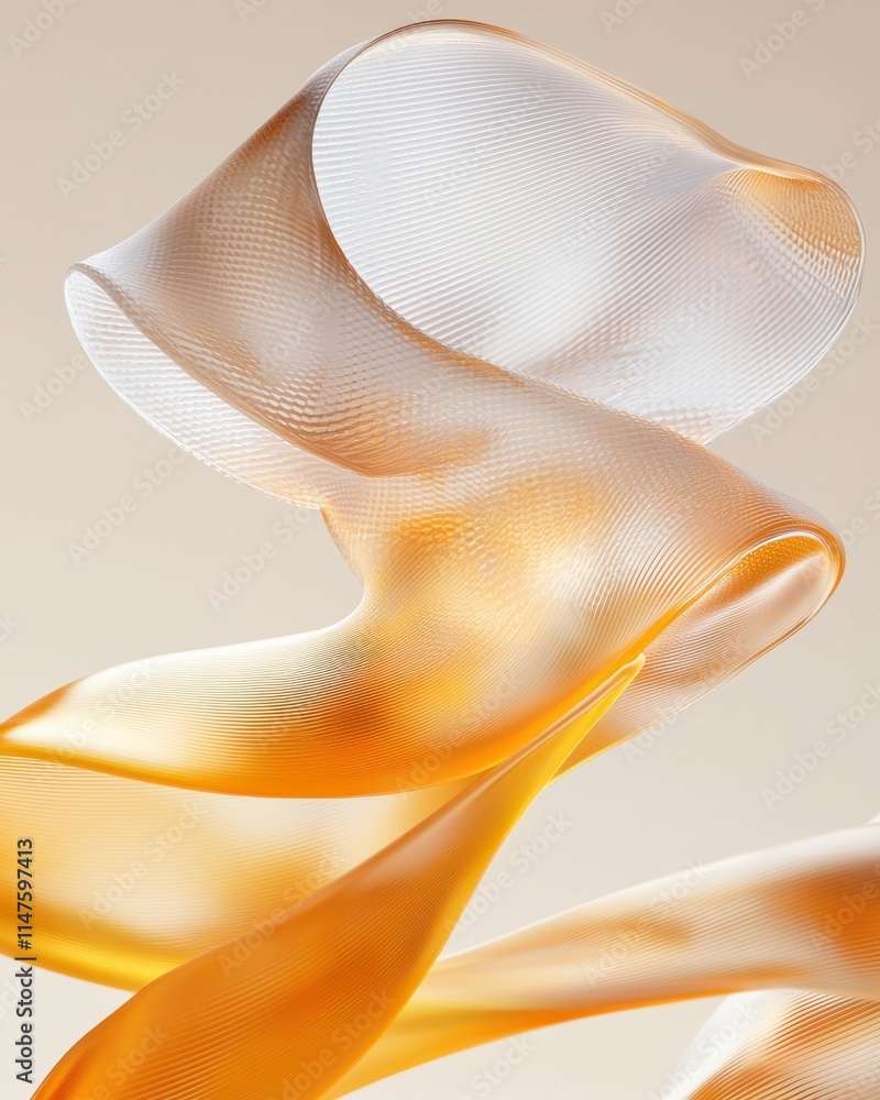 Poster futuristic orange textures abstract background high-resolution graphics digital art close-up view de