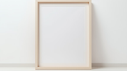 wooden frame on a wall