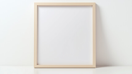 wooden frame on a wall