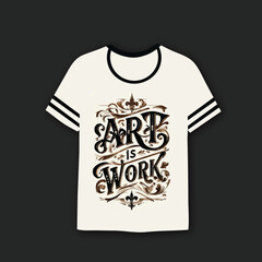 Typography t shirt design, motivational typography t shirt design.
