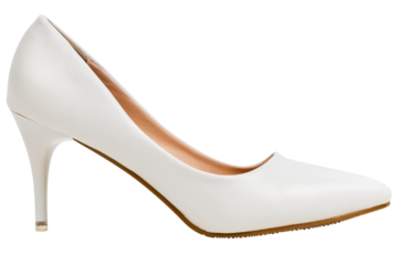 Png white high heels mockup women's shoes fashion