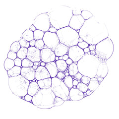 Obraz premium Purple bubble art png element graphic