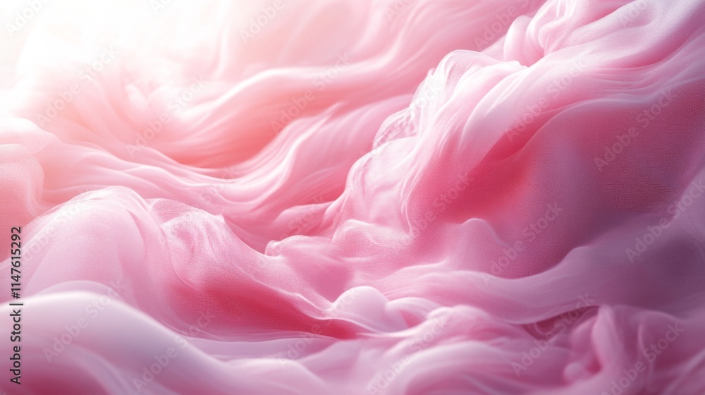 Poster ethereal flowing textures abstract art digital realm visual composition soft environment aerial pers