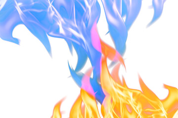Aesthetic flame png background, blazing blue fire clipart