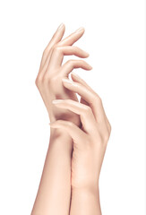 hand isolated on white background