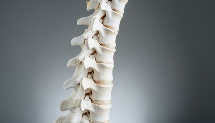 Image showing inflammation between the bones of the spine, causing pain
