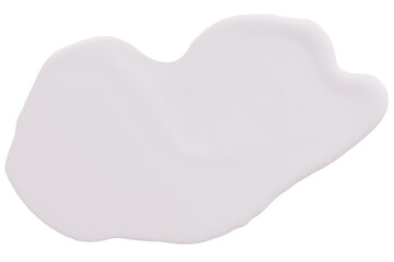 Dull white color smear element png paint texture