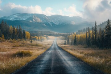 Fototapeta premium Road Trip in Alberta and Montana 2022.