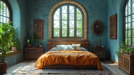 Bohemian Bedroom Interior Design