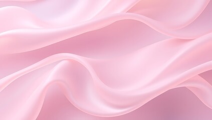 Abstract Pink Silk Drapery Soft Waves Background
