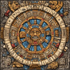 Fototapeta premium Intricate Shirt Design Featuring Detailed Ancient Pattern Artwork