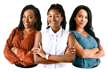 PNG women in startup business, collage element, transparent background