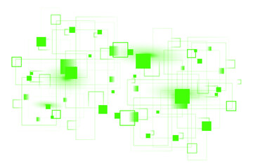 Abstract green png pattern, transparent background