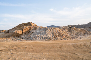 excavation tasks at a construction site