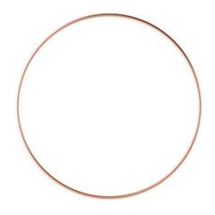 3D circle png frame, transparent background