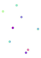 Colorful confetti png, transparent background