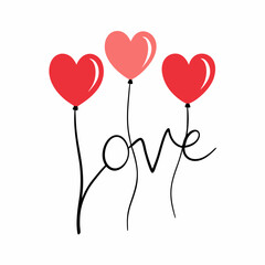 heart shaped balloons