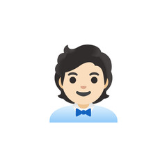 Man in Bow Tie Emoji
