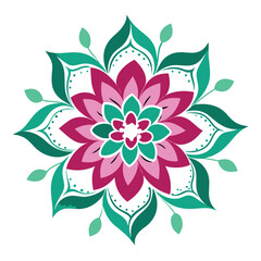 a beautiful flower vector