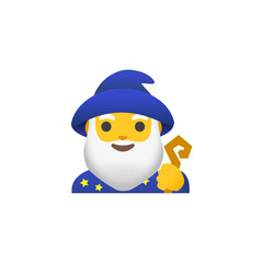 Old Wizard Emoji
