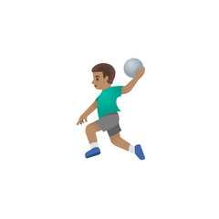 Dodgeball Player Emoji
