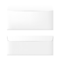 Obraz premium Plain paper envelope transparent png