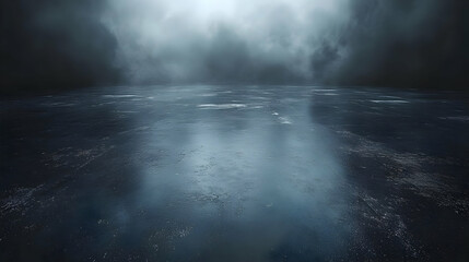 Dark Blue Water Abstract Background