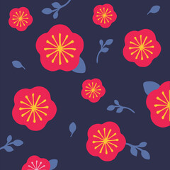 seamless floral pattern. Liberty style background of small mauve and lilac flowers. Small flowers scattered over a white background. Stock