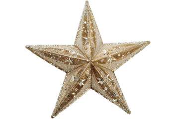 Golden Star Shines Brightly with Festive Cheer, Holiday Decor