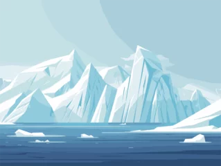Gordijnen Nunatak Sentinels: Glacial Guardians in the Animated Wonderland © J.V.G. Ransika