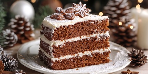Creating traditional gingerbread cake from scratch for the festive season brings joy and warmth, celebrating the essence of gingerbread cake in every delicious bite.