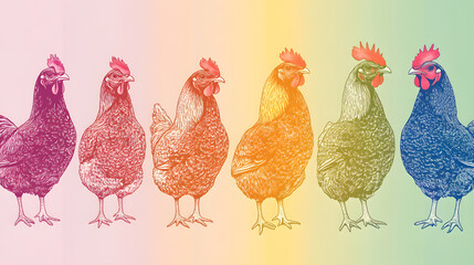 Creative Chicken Concepts, From Vibrant Farm Scenes and  Food Styling