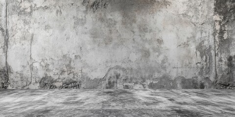 Grunge background featuring a grey cement concrete floor, ideal for showcasing wall texture. This grey cement concrete floor provides a unique marble design, perfect for ceramic wall and floor tiles,