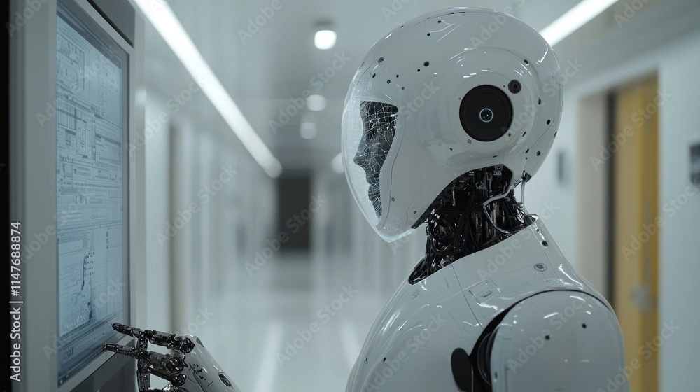 Poster digital assistant providing augmented reality analysis to engineer