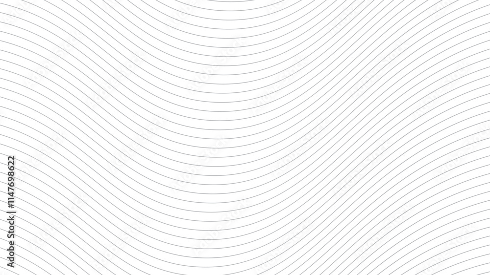 Poster wave line texture white background. abstract modern grey white waves and lines pattern template.