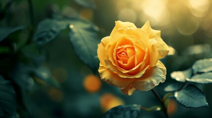 Colorful rose background, wallpaper with Generative AI technology