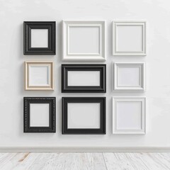 Frame against wall