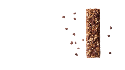 Delicious Chocolate Chip Granola Bar, Oat Clusters, Sweet Treat