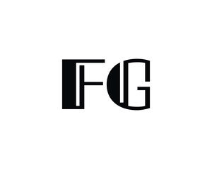 creative letter FG logo design template
