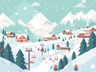 Mountains and Slopes: A Modern Winter Sport Oasis for Skiers and Snowboarders