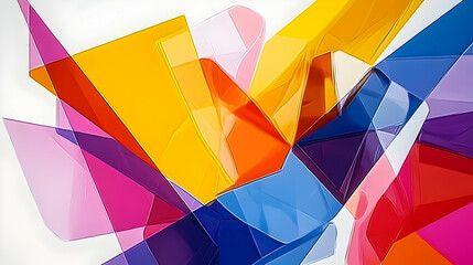 Abstract Colorful Geometric Illustration © MMGraphics