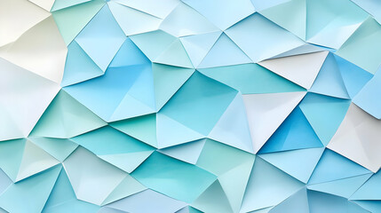 Fototapeta premium Abstract Blue Geometric Background Illustration