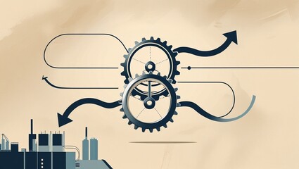 hand drawn illustration of an background
