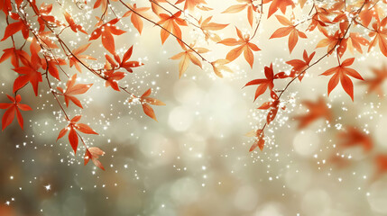 Autumn Leaves Abstract Background Image