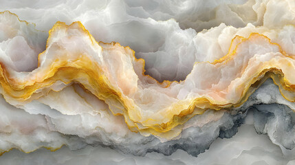 Abstract Gold and Grey Marble Texture Background Illustration