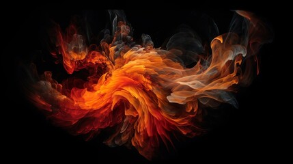 炎の背景素材２