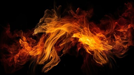 炎の背景素材４