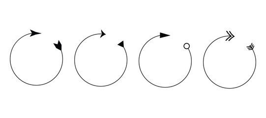 Paintbrush, paint stroke circle element