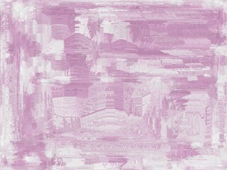 Obraz premium Abstract Lavender and White Brush Strokes Background